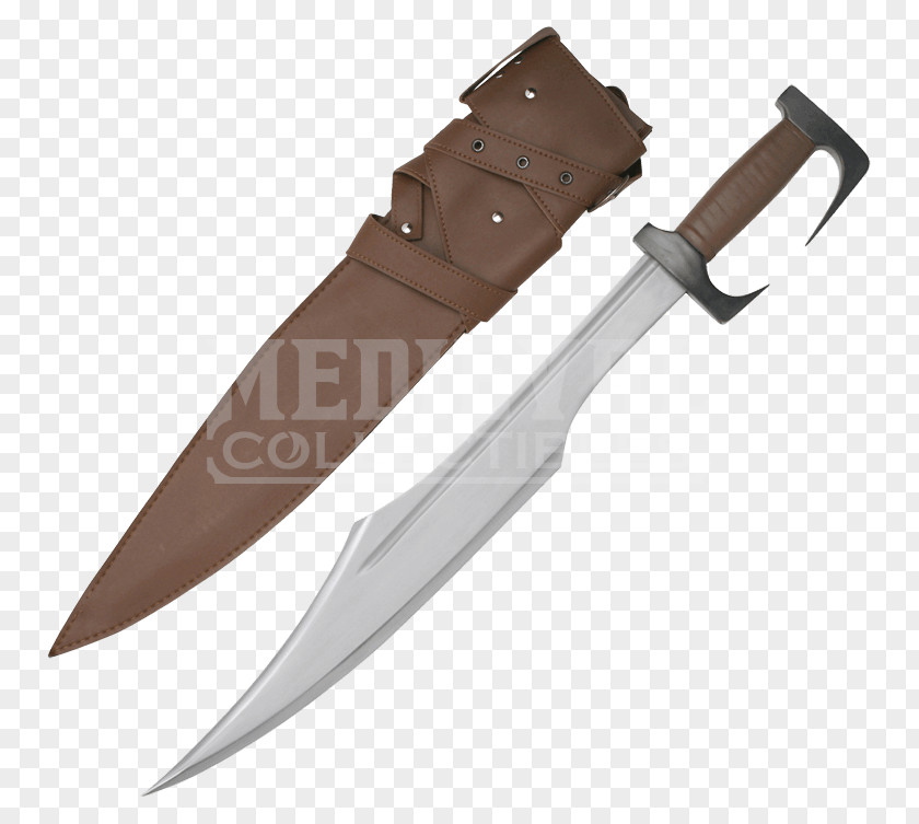 Spartan Warrior Bowie Knife Army Throwing Hunting & Survival Knives PNG
