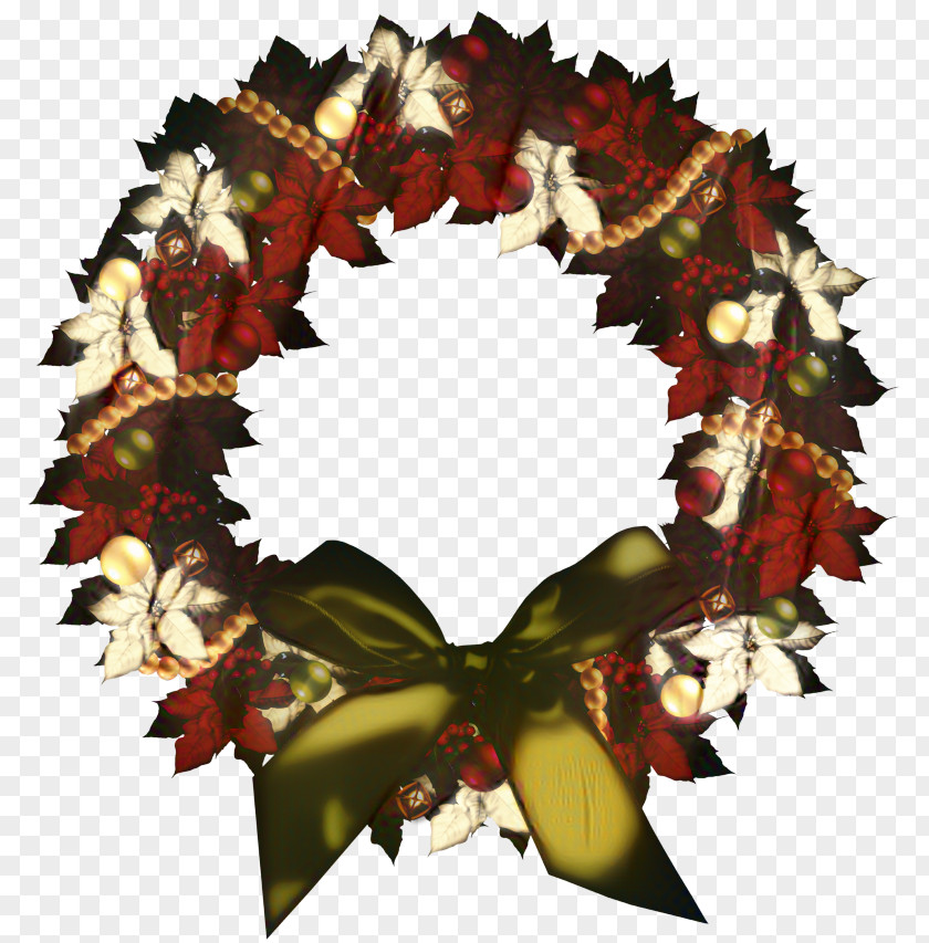 Wreath Leaf Christmas Day Ornament PNG