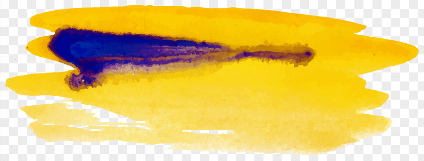Yellow Graffiti As A Vector Watercolor Painting Brush PNG