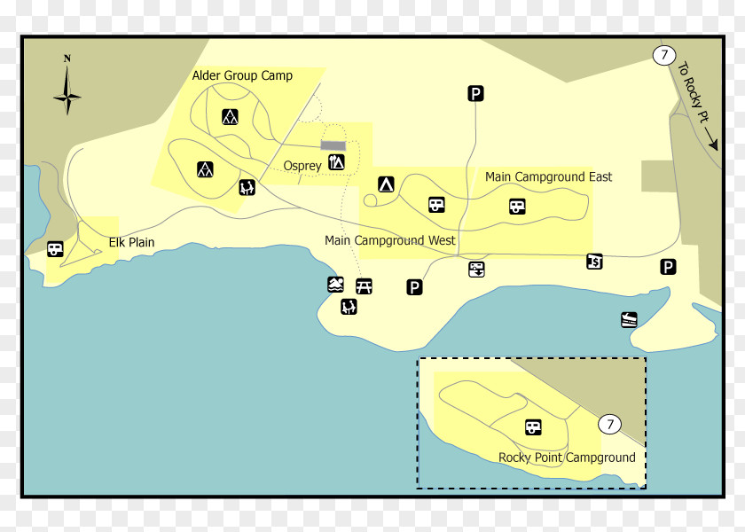 Campsite Alder Lake Park Battle Ground State Of The Ozarks Cape Disappointment PNG