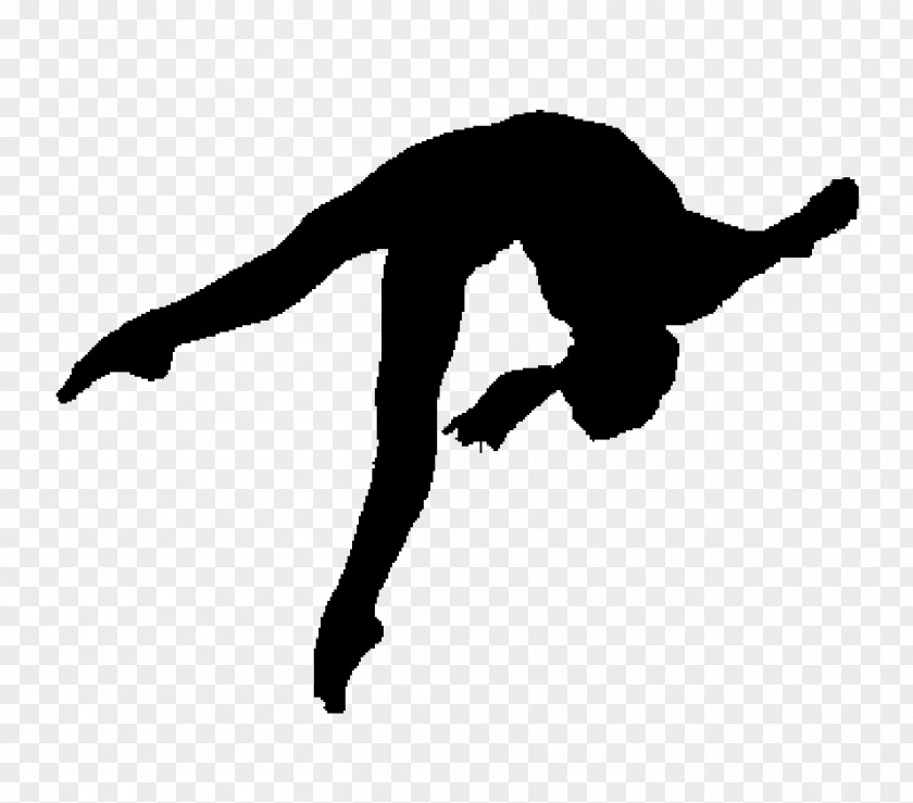 Gymnastics Silhouette Split Clip Art PNG