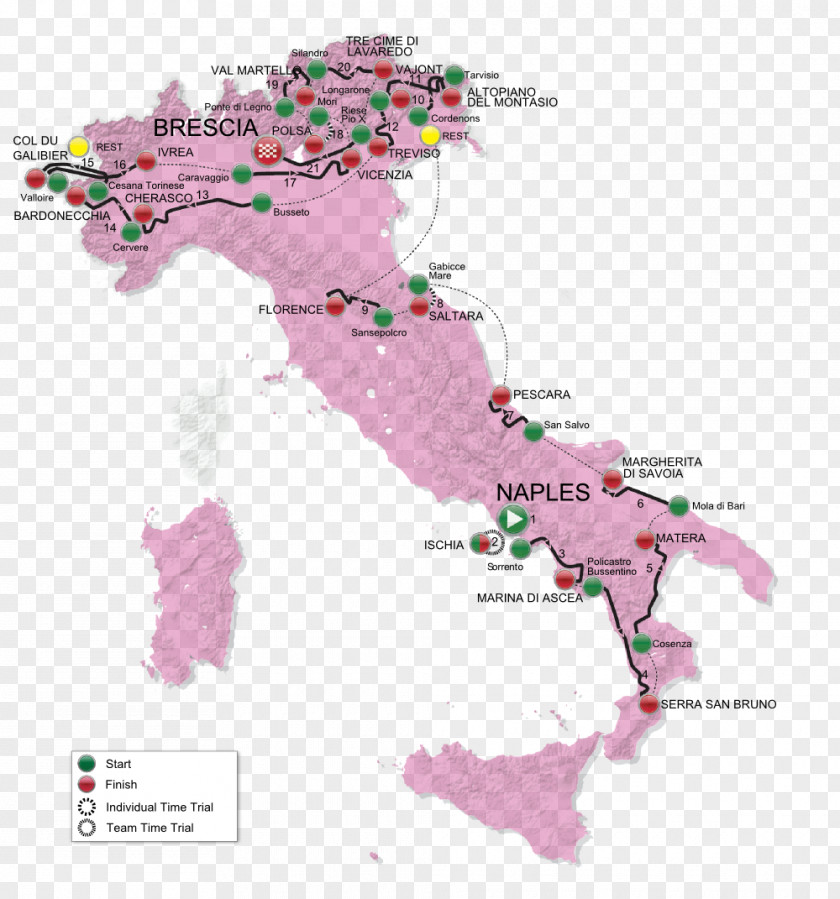 Map Regions Of Italy Clip Art PNG