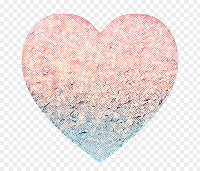 Peach Aqua Heart Pink Pattern PNG