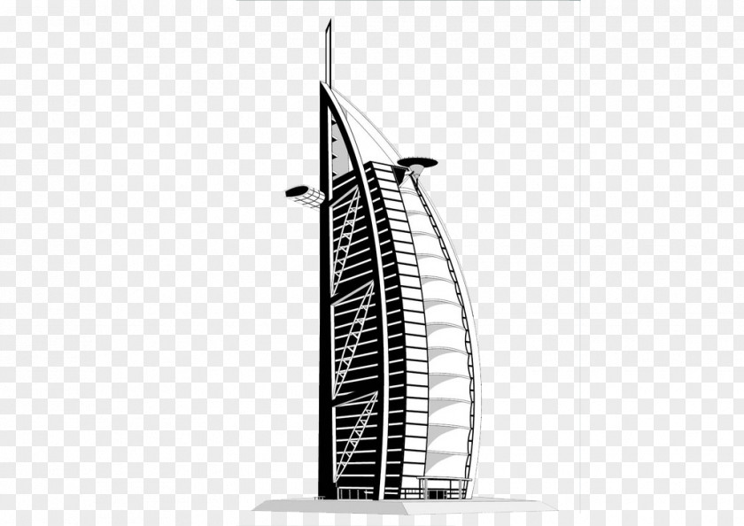 Burj Khalifa Al Arab Jumeirah Hotel Image Building PNG
