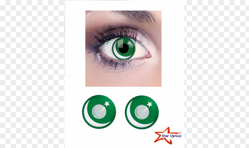 Contact Lenses Green Color Eye PNG