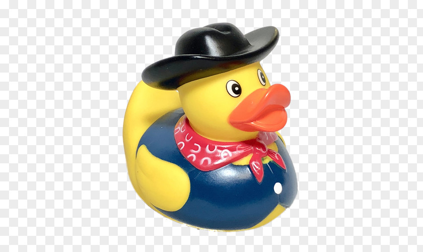 Cowboy Scarf Rubber Duck Hat Natural PNG