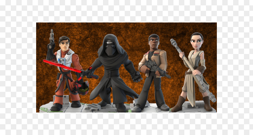 Disney Infinity Star Wars 3.0 Poe Dameron Finn Rey PNG