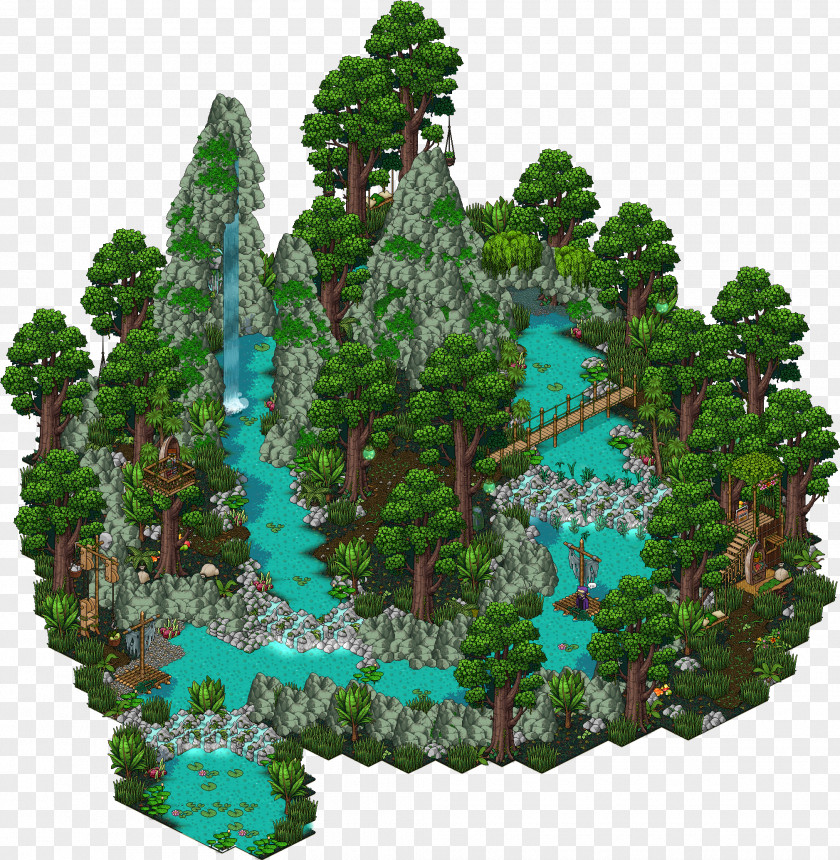 Habbo Habbox Game Part-Time Wizard Tree PNG