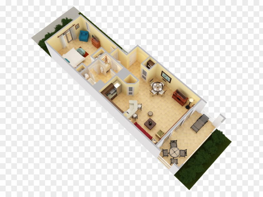 House 3D Floor Plan Las Casitas Village, A Waldorf Astoria Resort PNG