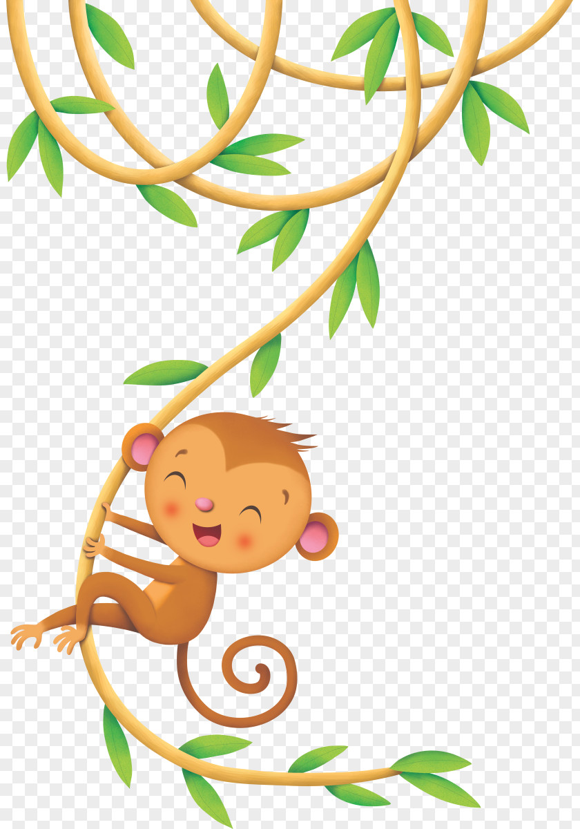 Child Liana Sticker Drawing Mural PNG