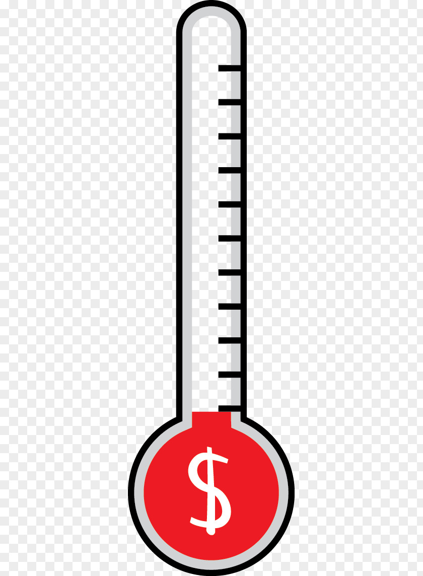 Fundraising Thermometer Temperature Clip Art Donation Image PNG