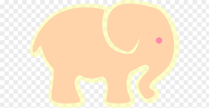 Pink Elephant Indian African Mammal Cat Canidae PNG