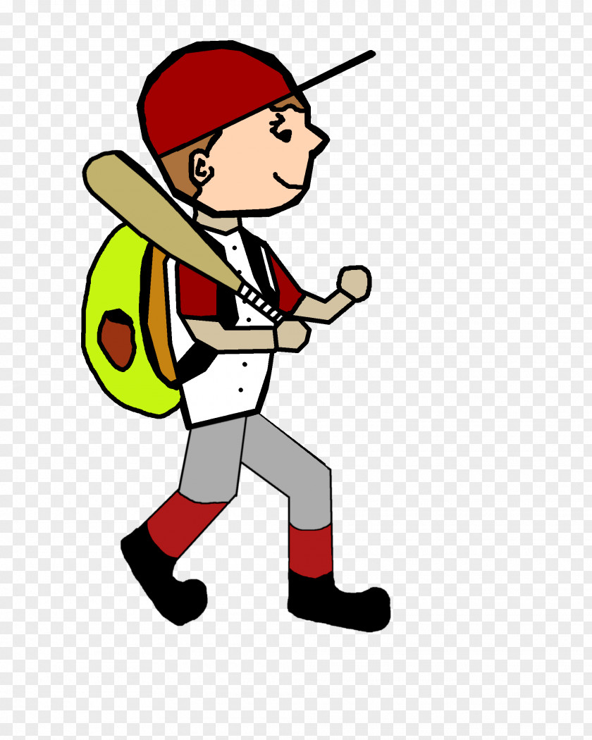 Baseball Player Pleased Thumb Cartoon PNG