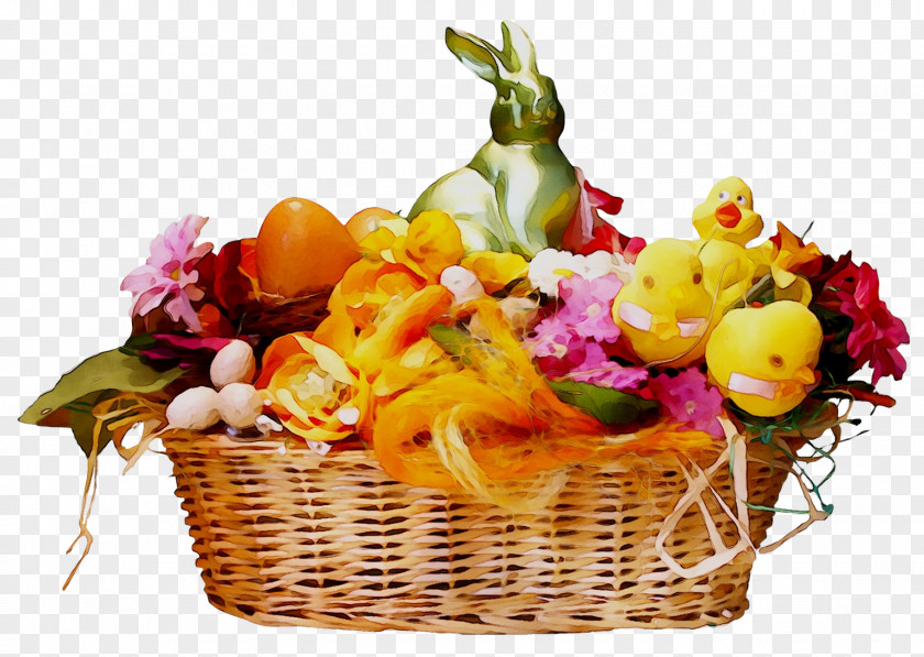 Easter Bunny Basket Food Gift Baskets PNG