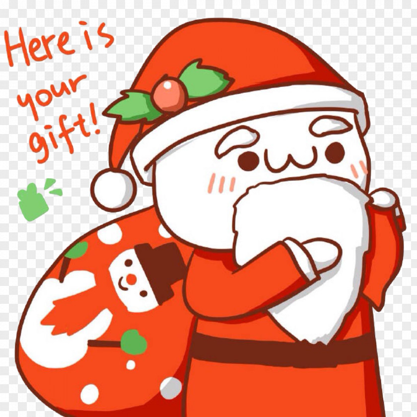 Santa Claus With Long Grass Pxe8re Noxebl Reindeer Christmas Gift PNG