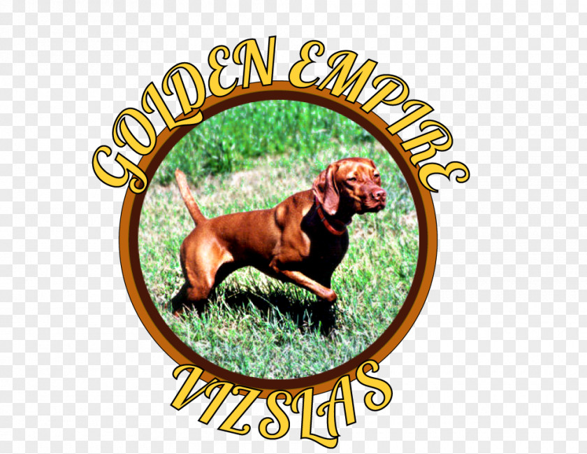 Vizsla Dog Breed Logo PNG