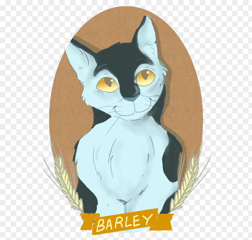 Barley Cat Art Portrait Tigerstar Warriors PNG