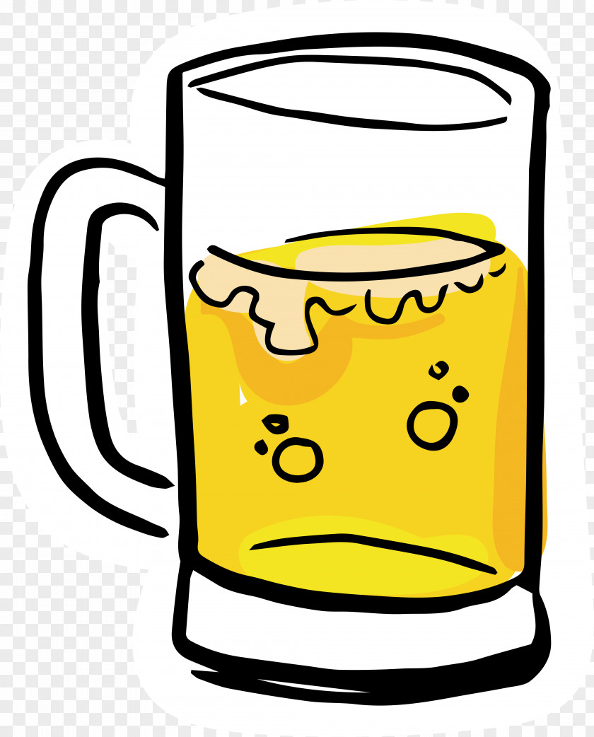 Cartoon Beer Glass Glassware Drawing Clip Art PNG