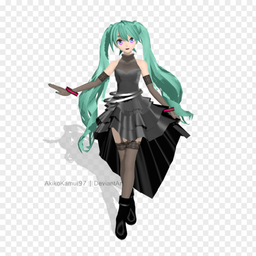 Hatsune Miku Vocaloid MikuMikuDance DeviantArt PNG