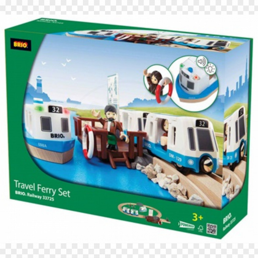 Toy BRIO Travel Ferry Set 33725 Train PNG