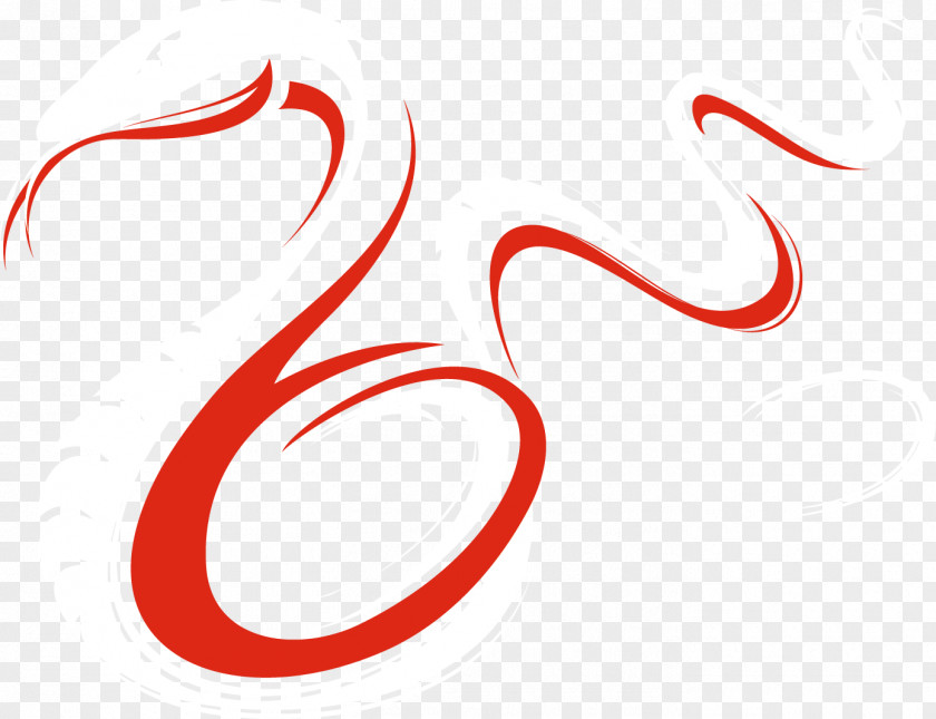 Vector Red Snake Painting Clip Art PNG
