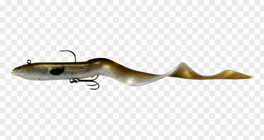 Eel Shaped Spoon Lure Fishing Baits & Lures PNG