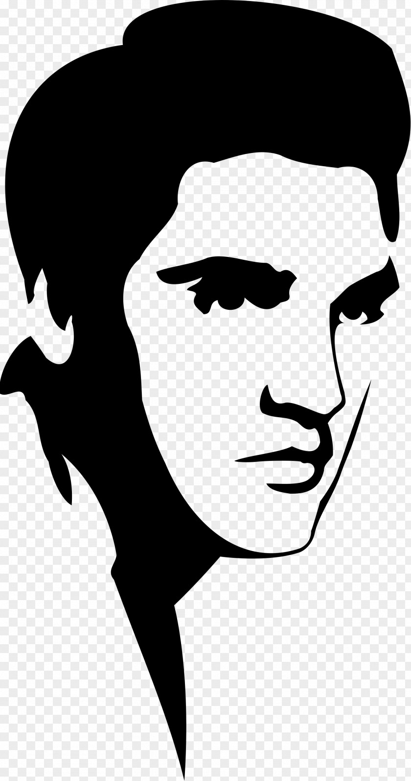 ELVIS Elvis Presley Stencil Silhouette Clip Art PNG