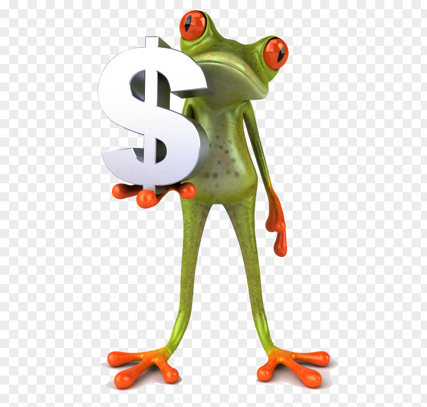 Frog Holding A Dollar Sign Royalty-free Stock Photography Illustration PNG