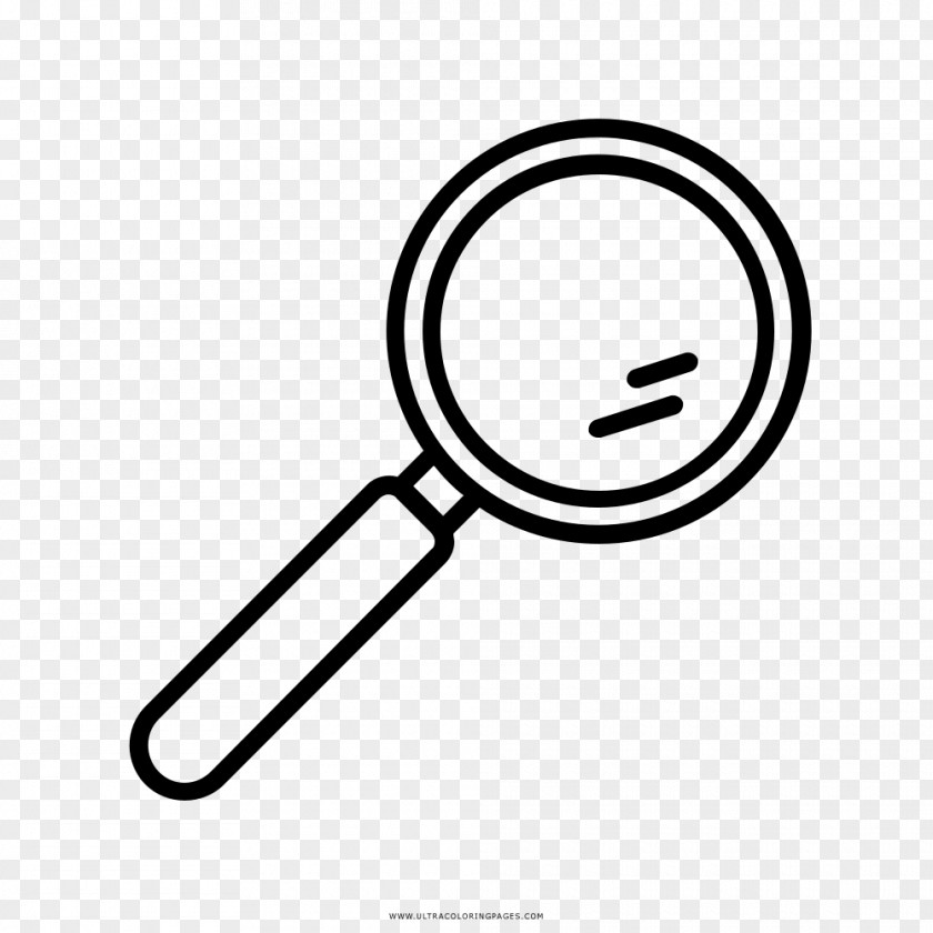 Magnifying Glass Drawing Coloring Book Painting PNG