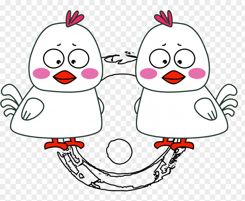 Vector Cartoon Cute Chick Chicken Illustration PNG