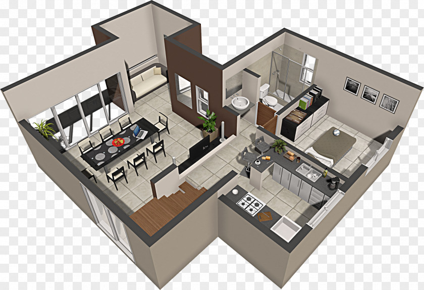 House Floor Plan Bungalow PNG