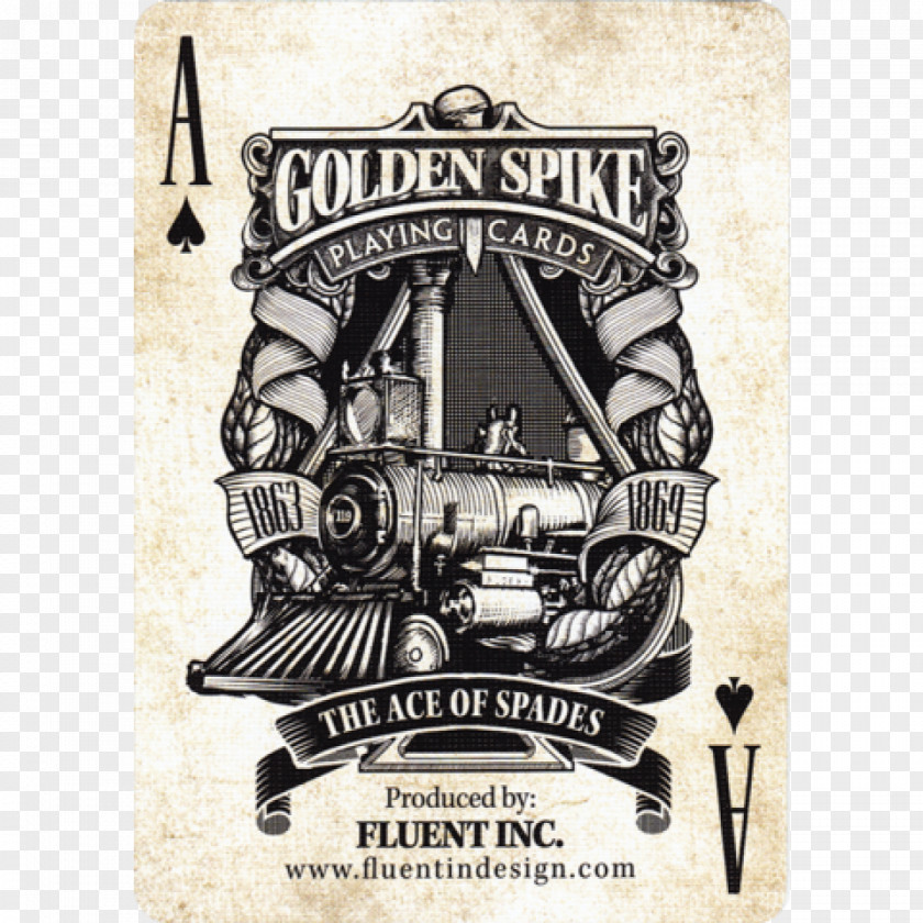 Joker Golden Spike Playing Card Ace Of Spades PNG