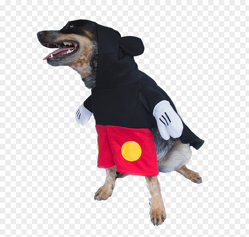 Mickey Mouse Dog Breed Costume PNG