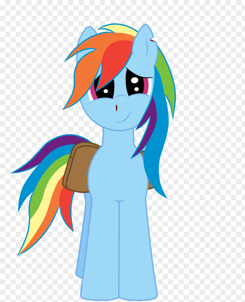 Rainbow Pony Dash Desktop Wallpaper PNG