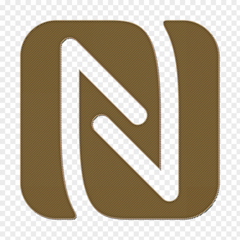 Beige Number Nfc Icon PNG