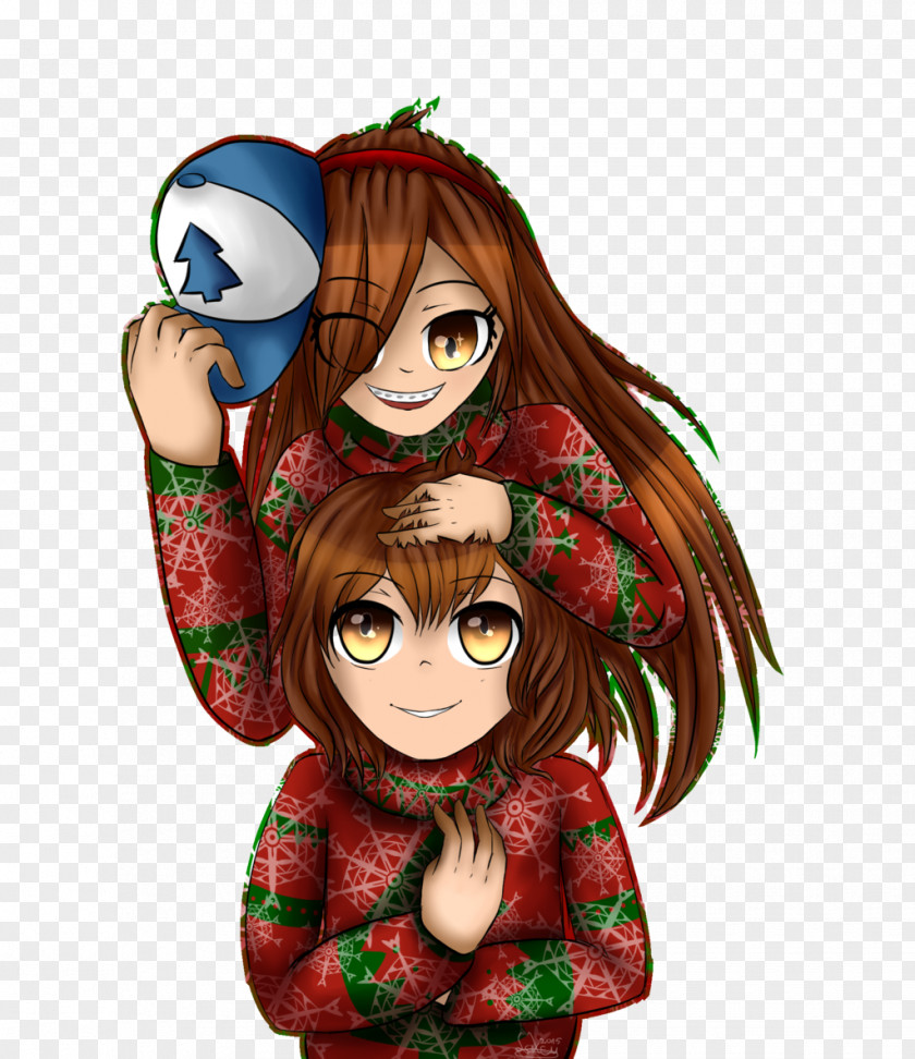 Gravity Rush Dipper Pines Art Mabel Christmas Jumper PNG