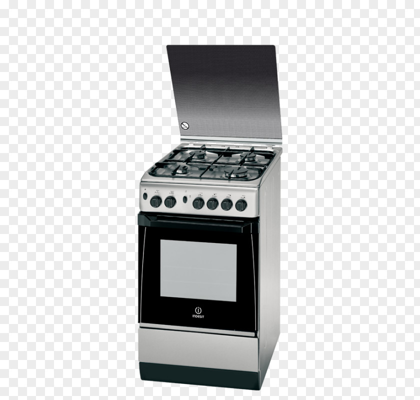 Kitchen Gas Stove Cooking Ranges Fogão A Gás Indesit KN1G21S(X)/I PNG