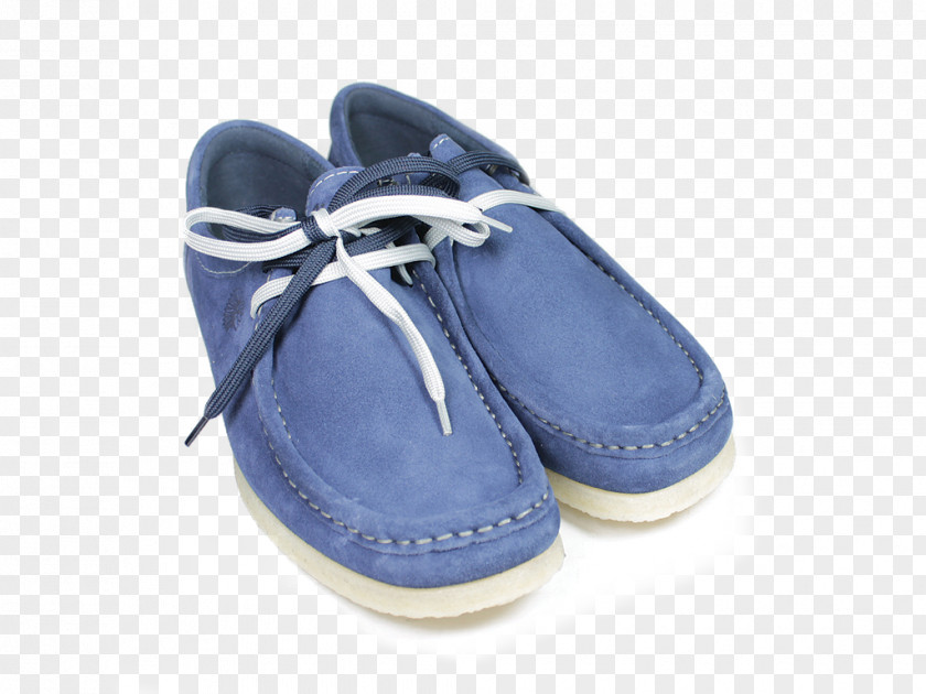 Mocassin Suede Cobalt Blue Shoe Walking PNG