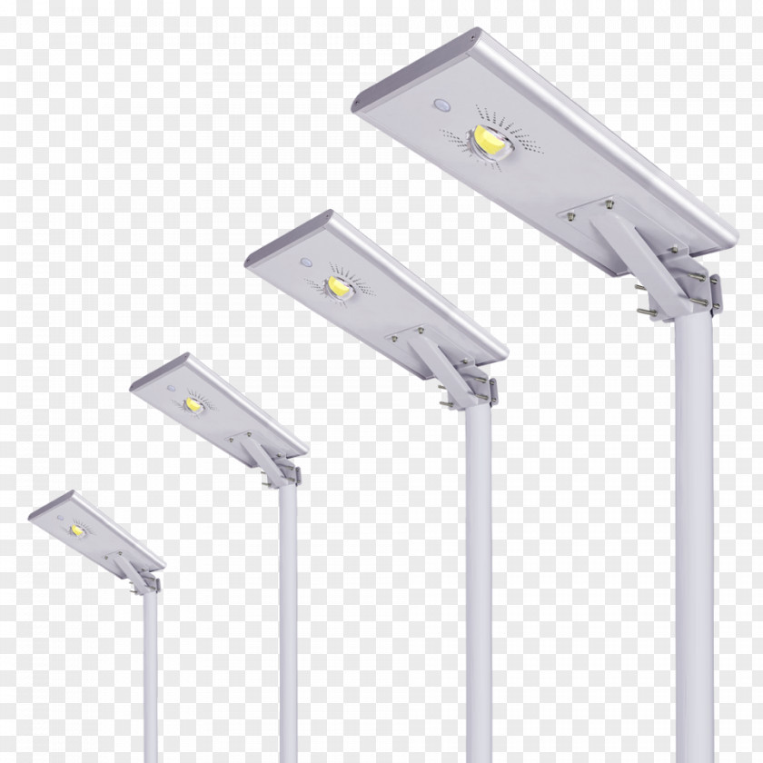 Light Fixture LED Street Solar Power Photovoltaic System PNG
