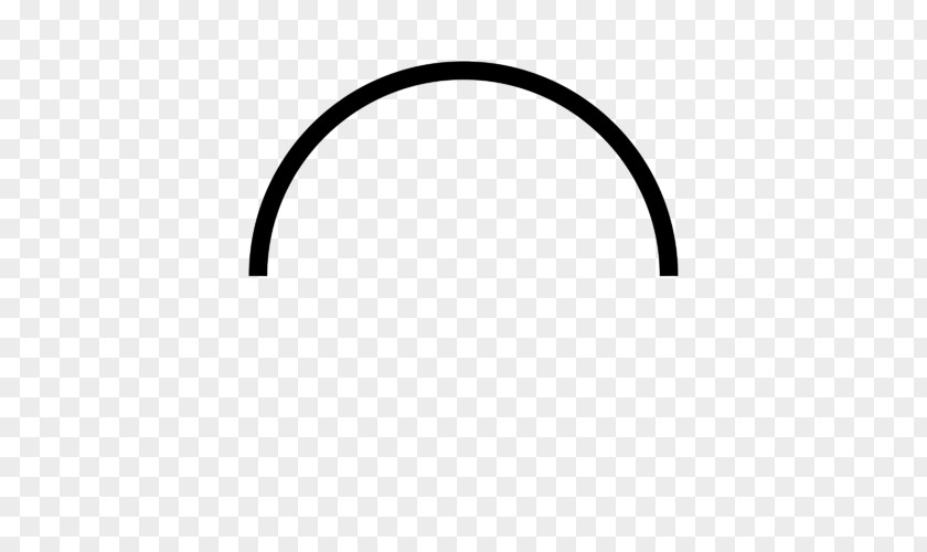 Line Semicircle Arc PNG