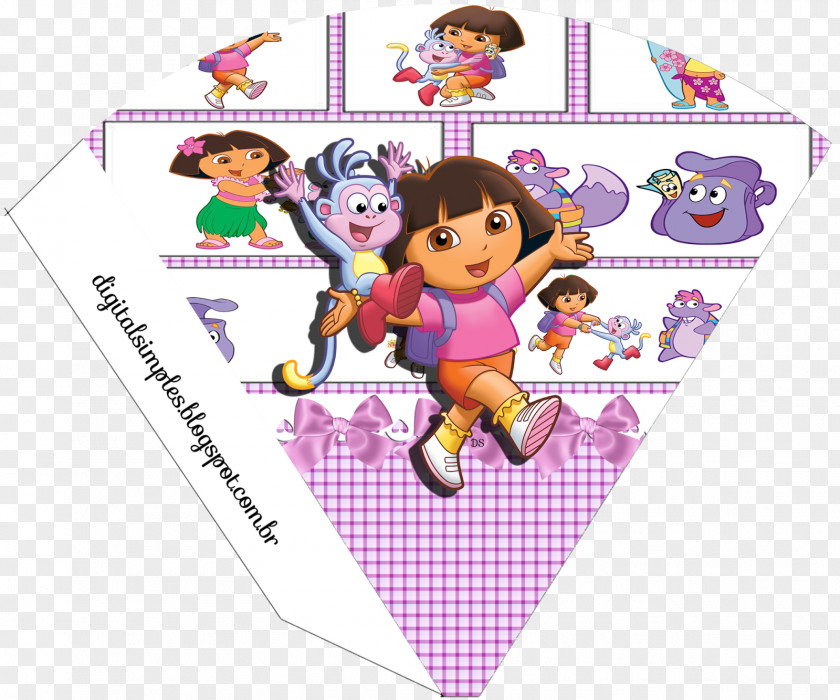 Papel Digital Nick Jr. Dora Y Diego Al Rescate Cartoon Child Party PNG