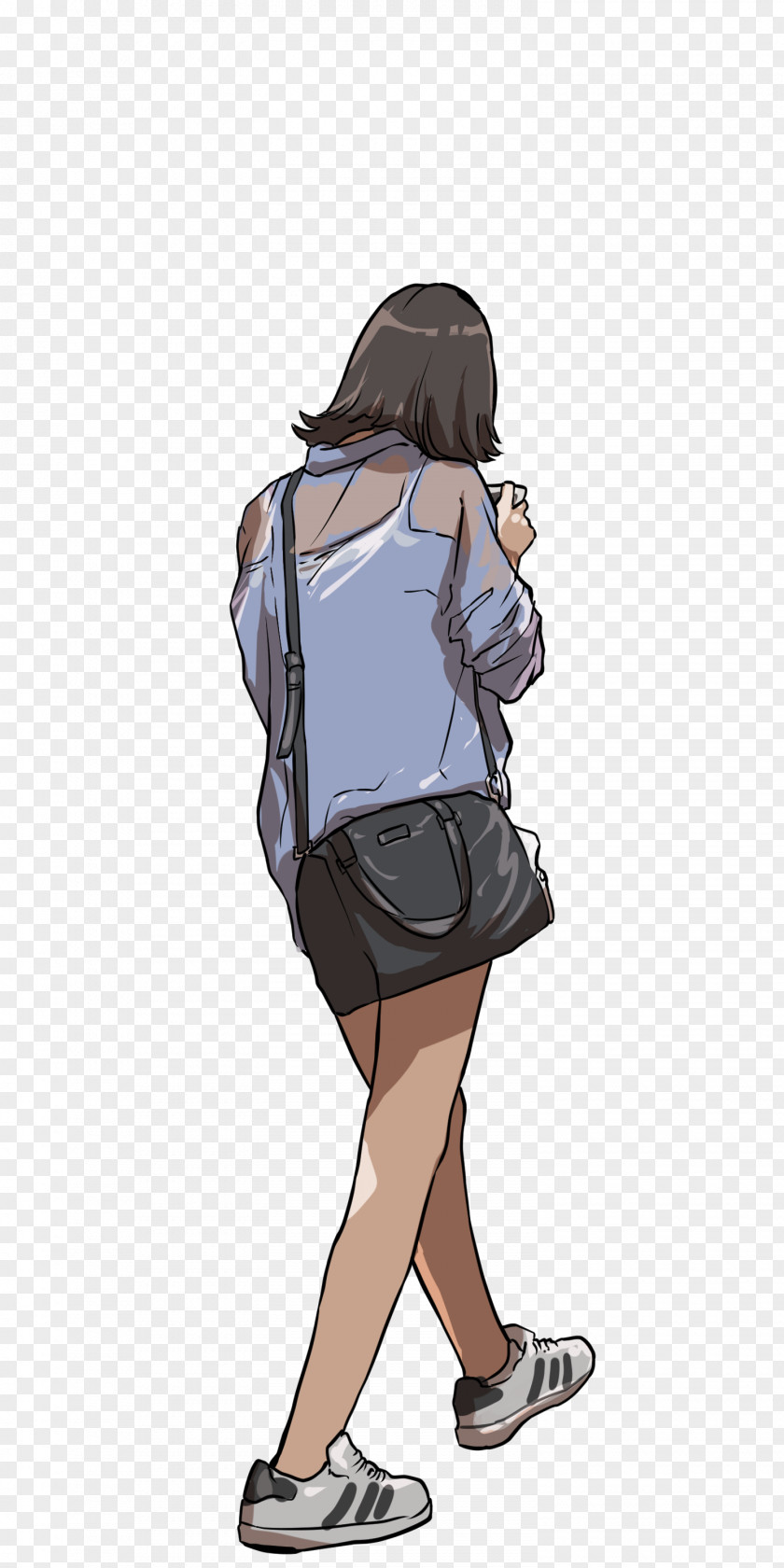 People Street Shoe Shoulder Cartoon Top PNG