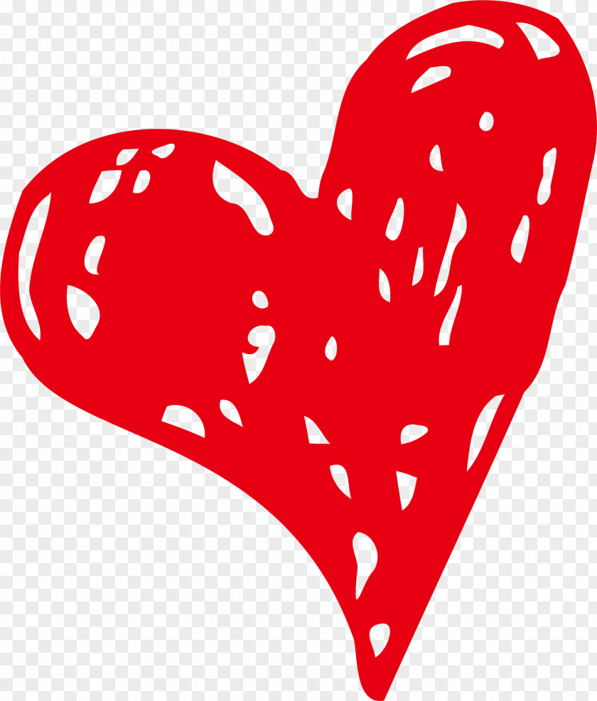 Red Heart Drawing Computer File PNG