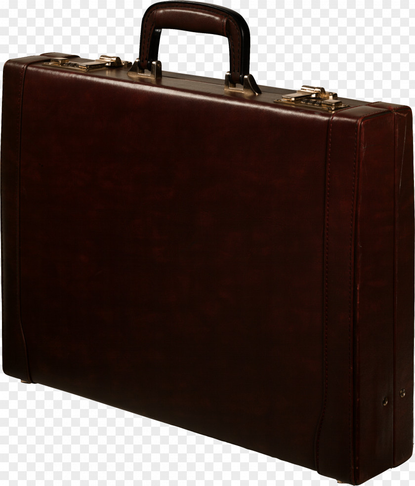 Suitcase Image Briefcase Leather Attaché Hand Luggage PNG