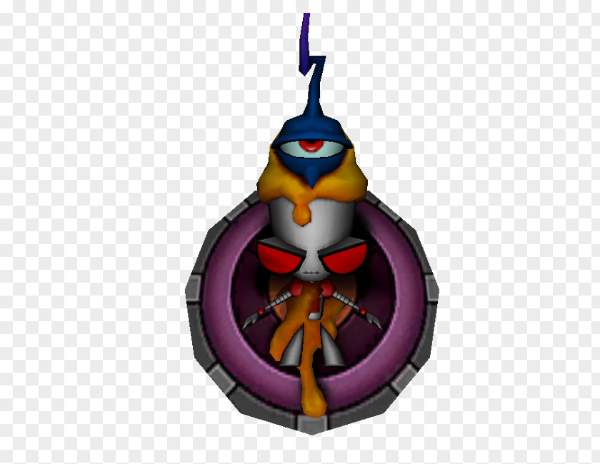 Volcano Flightless Bird Christmas Ornament Purple Day PNG