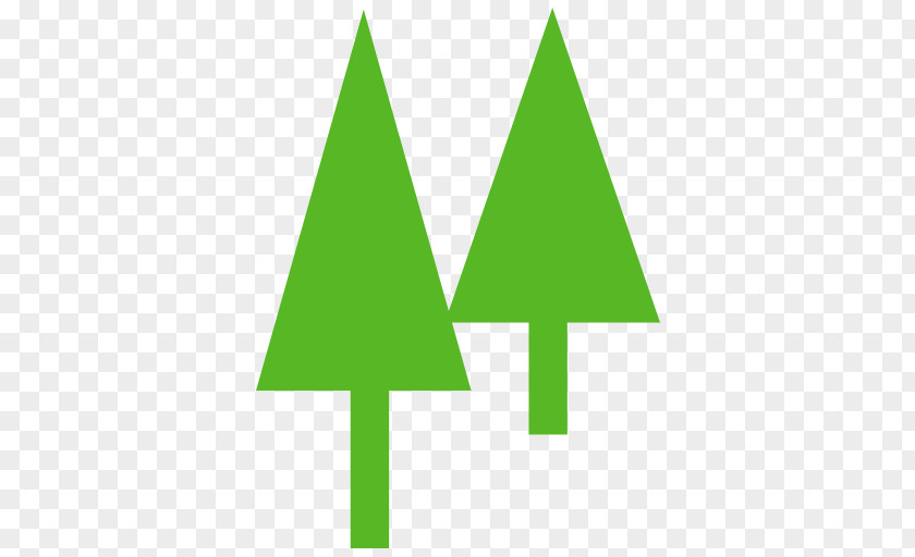Christmas Tree Triangle Green Logo PNG