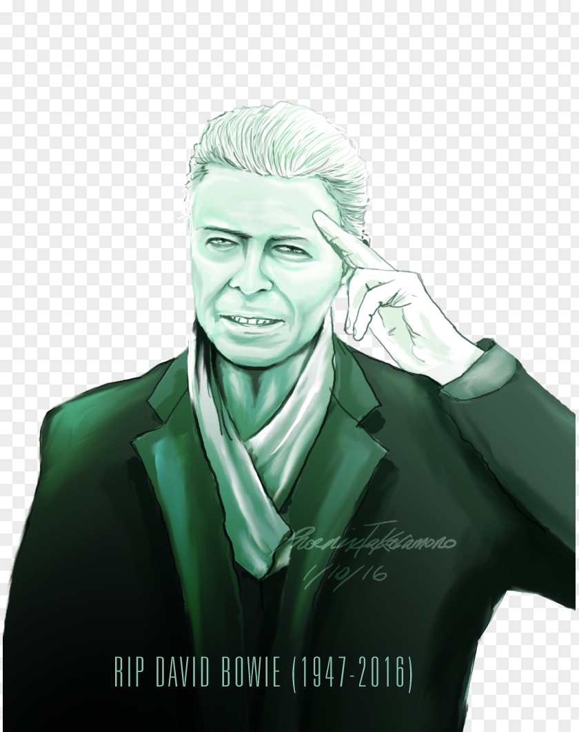 David Bowie Human Behavior Green Character PNG