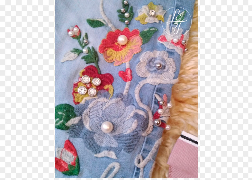 Flower Cross-stitch Needlework Textile Still Life PNG
