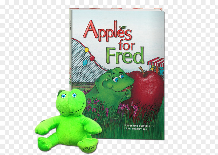 Frog Apples For Fred Guatemala Green Toy PNG