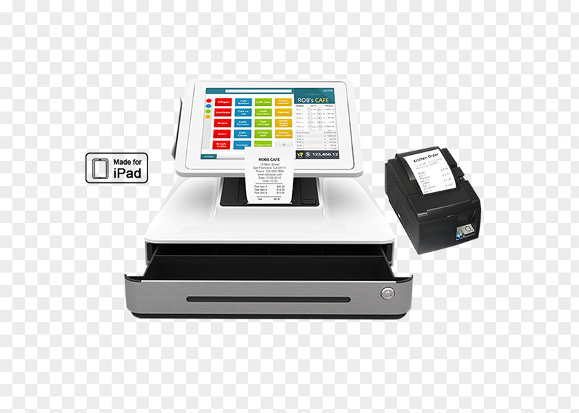 Ipad Point Of Sale Cash Register Computer Software Card Reader Retail PNG